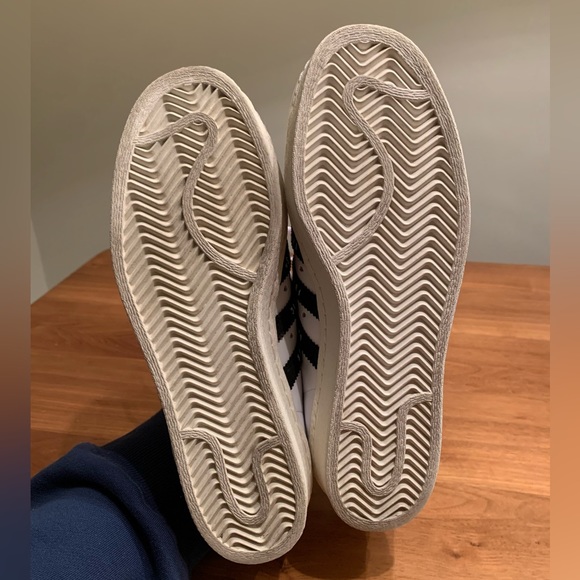 Adidas x Human Made 'Gears For Futuristic Teenagers White Black' Mens Size 7 - Picture 5 of 5